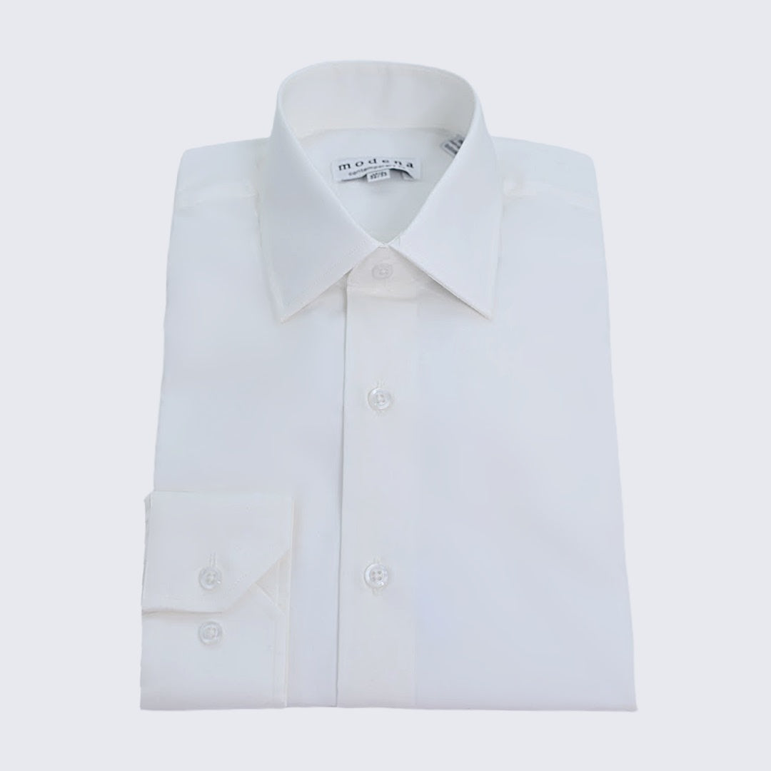 Men's Eggshell Contemporary Fit Dress Shirt