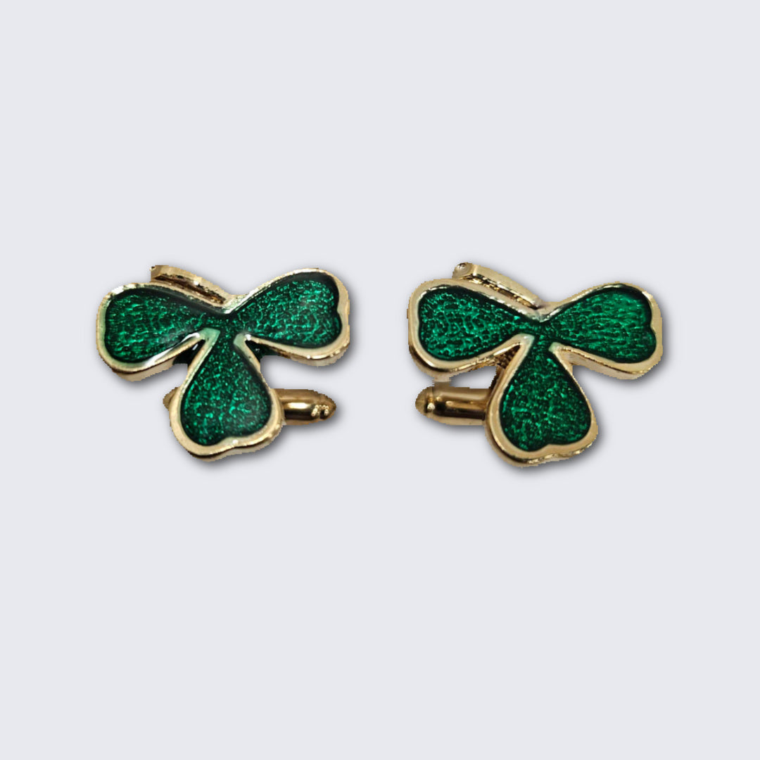 Gold Shamrock Leaf Formal Set