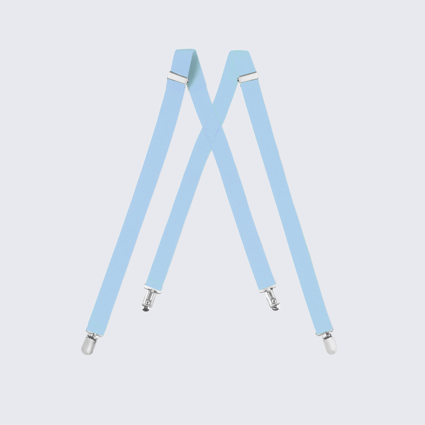 Light Blue Suspenders for Kids Teen Children - Wedding