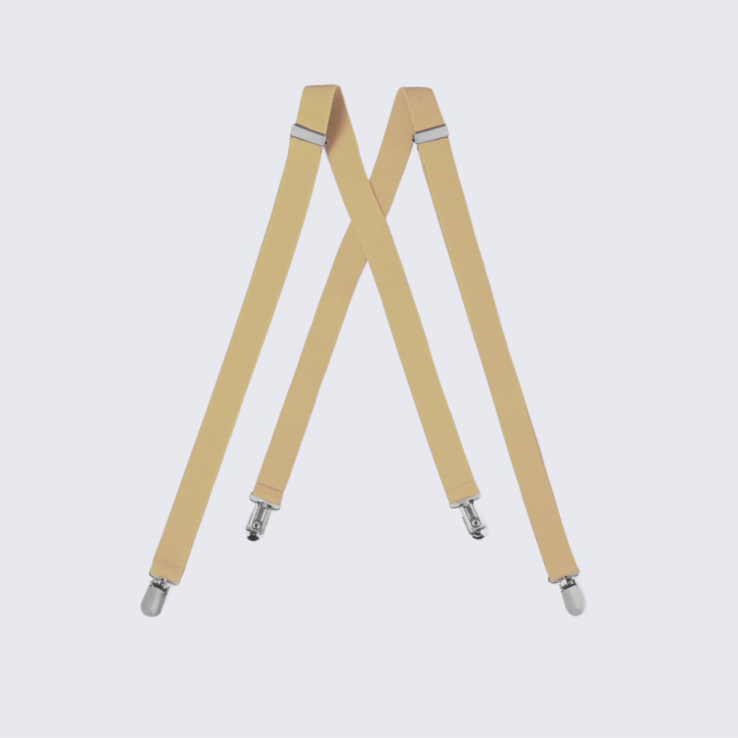 Light Gold Suspenders for Kids Teen Children - Wedding