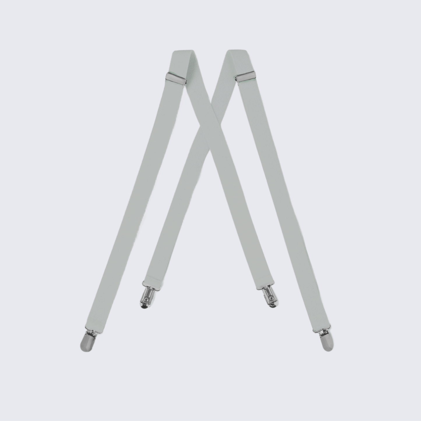 Light Gray Suspenders for Kids Teen Children - Wedding