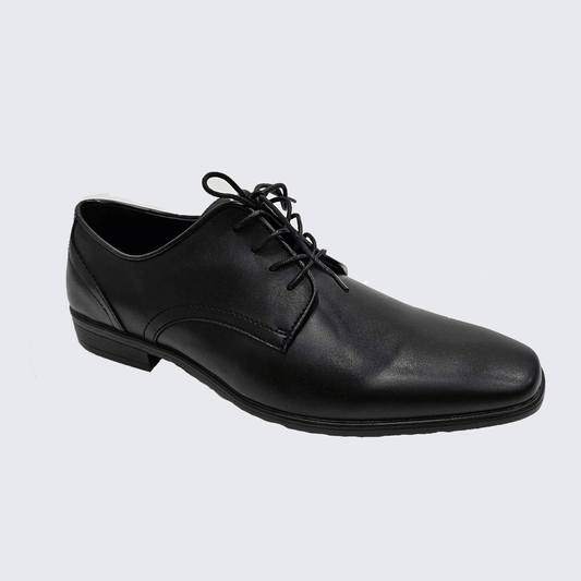 Men's Black Matte Lace up Dress Shoe - Mens | Perfect Tux